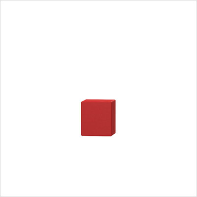 New Lounge Cube single rot schraeg